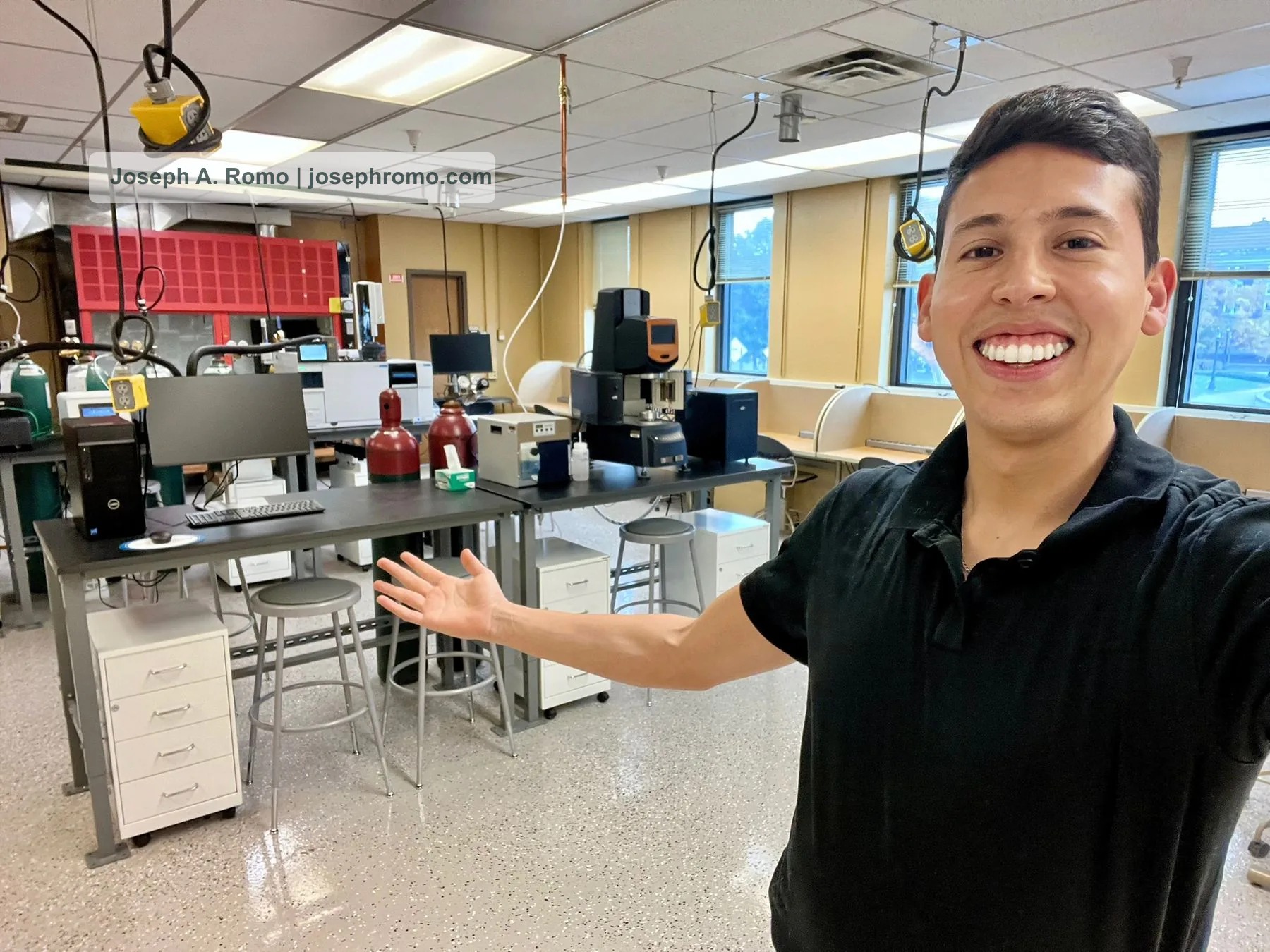 Completed research instrumentation facility after buildout